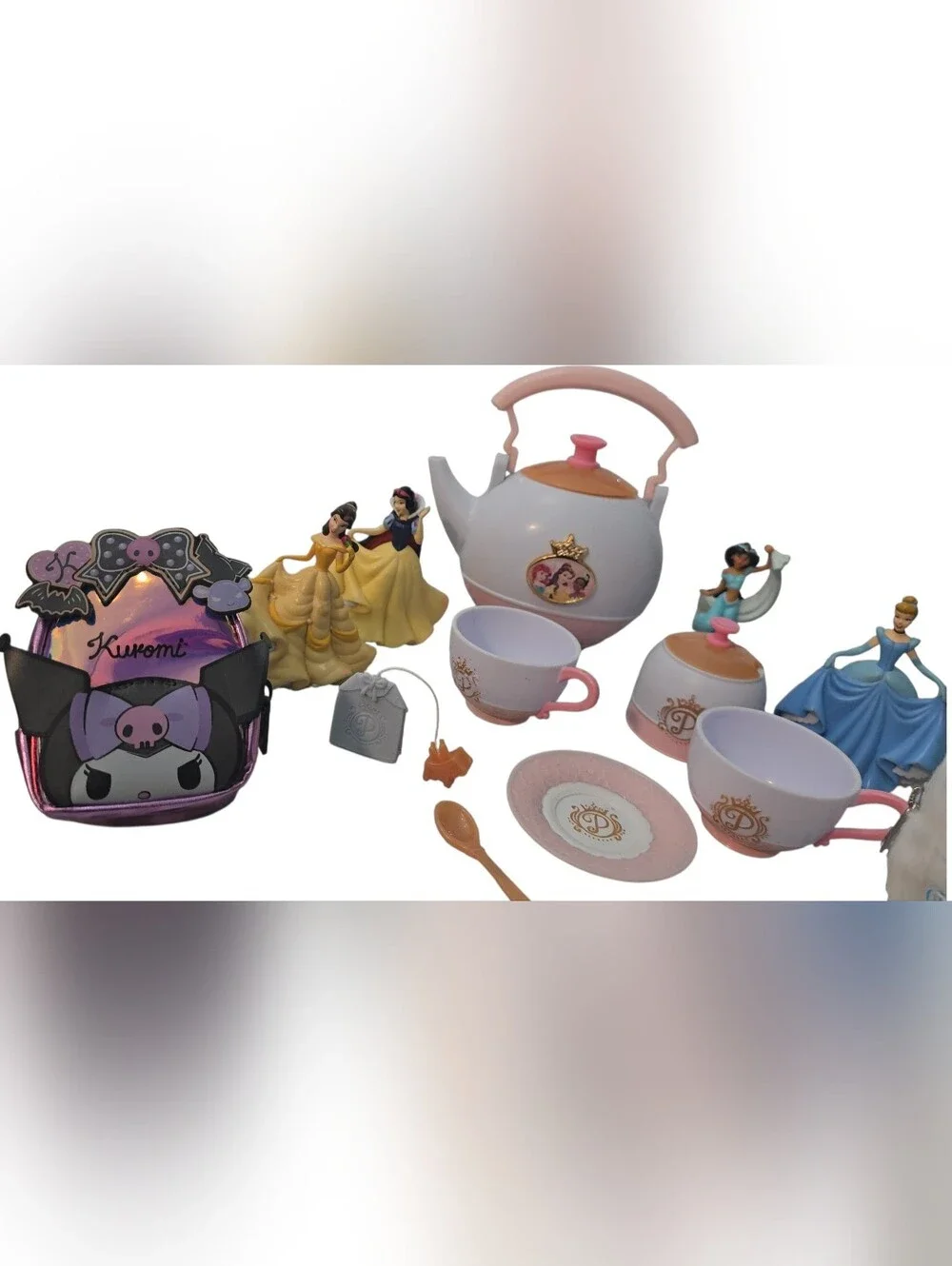 Disney Princess Tea Party Playset - Pink, White & Purple Accessories